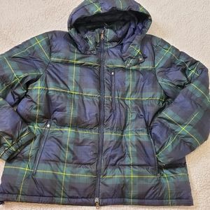 Polo by Ralph Lauren Plaid Removable Hooded Down Puffer Coat Size 2XB/2TG